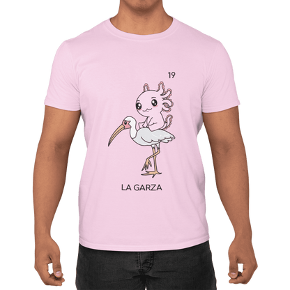 Playera Axoloteria La Garza Ajolote Adulto E Infantil