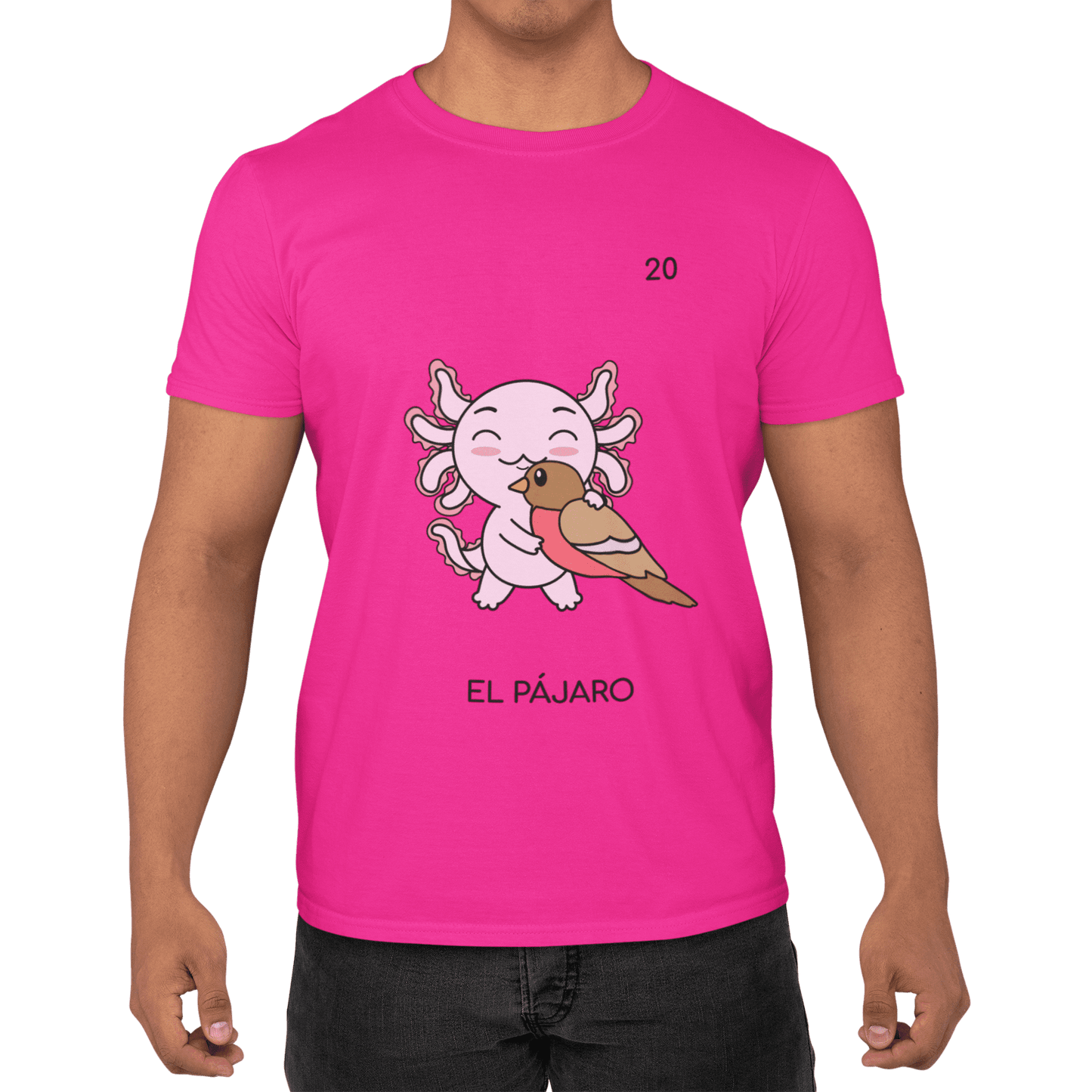 Playera Axoloteria El Pajaro Ajolote Adulto E Infantil