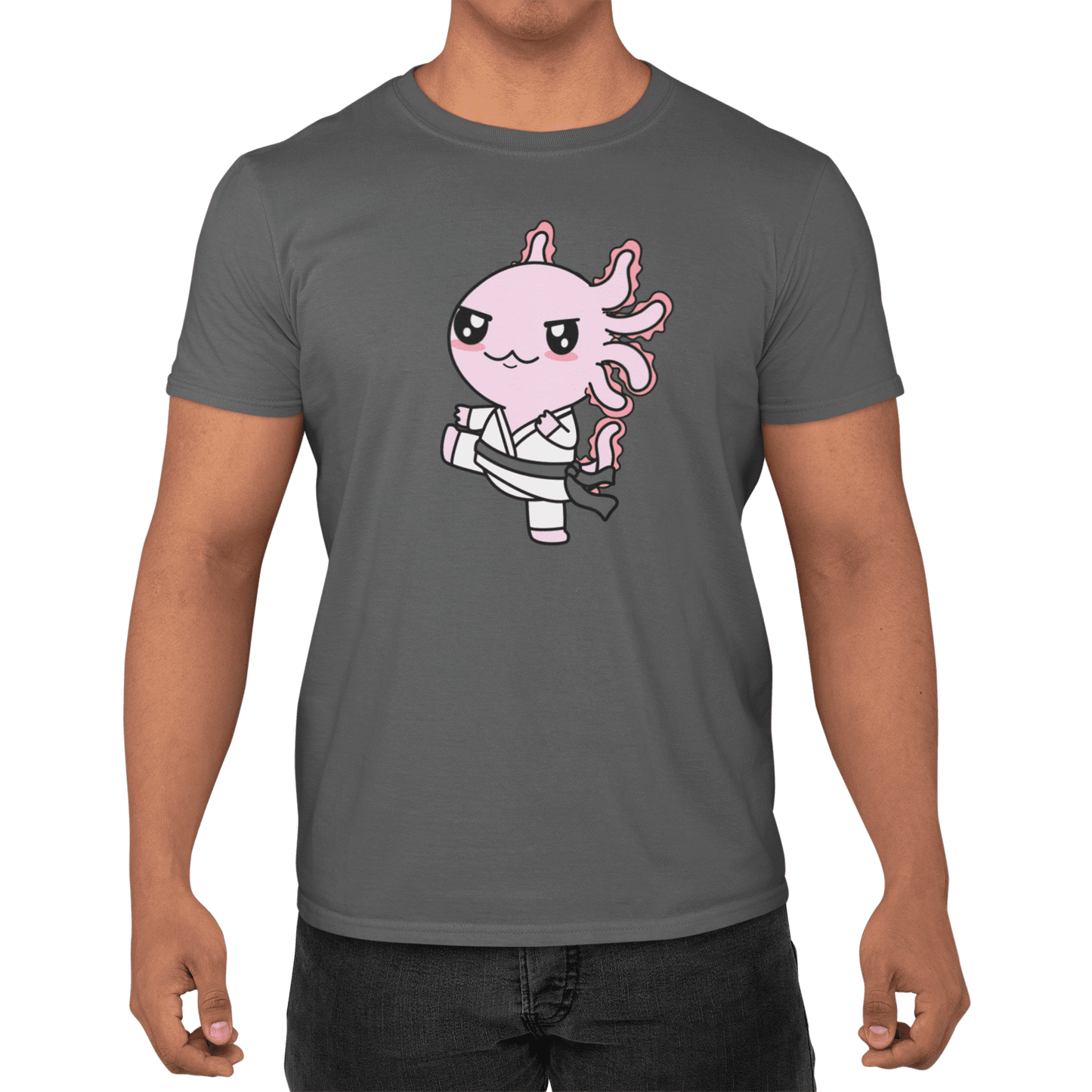 Playera Axolotzin Karateka Ajolote Adulto E Infantil