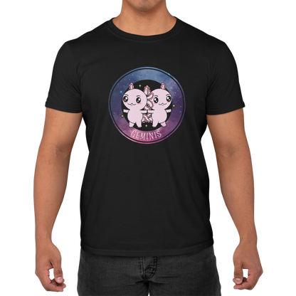 Playera Axolotzin Horoscopos Galaxy Geminis Ajolote Adulto E Infantil