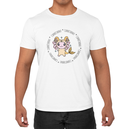 Playera Axolotzin Horoscopos Aro Capricornio Ajolote Adulto E Infantil