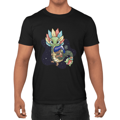 Playera Ajolotito Niña Y Quetzalcoatl Mirari Chan