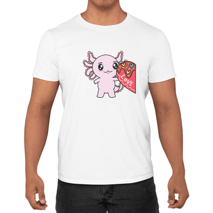 Playera Axolotzin Love You Ajolote Adulto