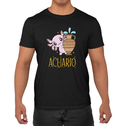 Playera Axolotzin Horoscopos Nombre Acuario Ajolote Adulto E Infantil