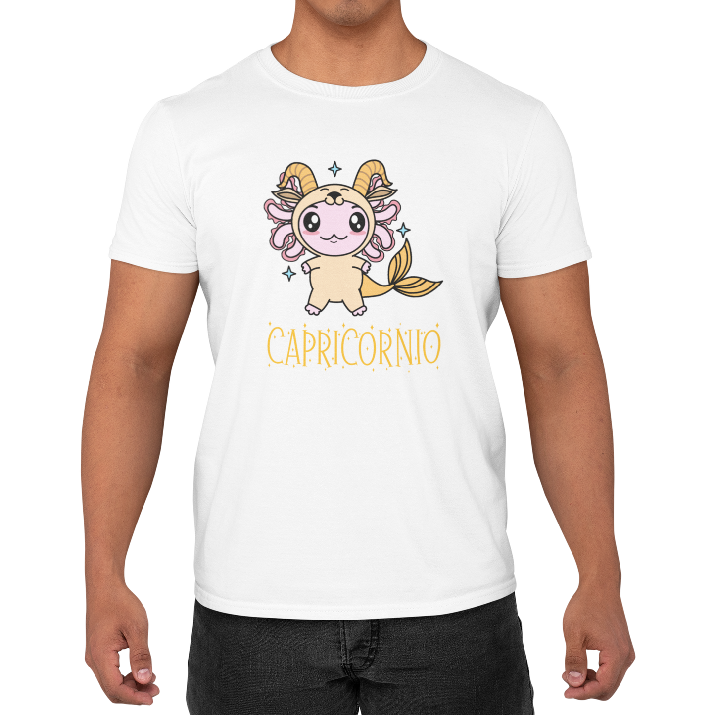 Playera Axolotzin Horoscopos Nombre Capricornio Ajolote Adulto E Infantil