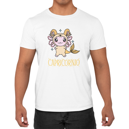 Playera Axolotzin Horoscopos Nombre Capricornio Ajolote Adulto E Infantil