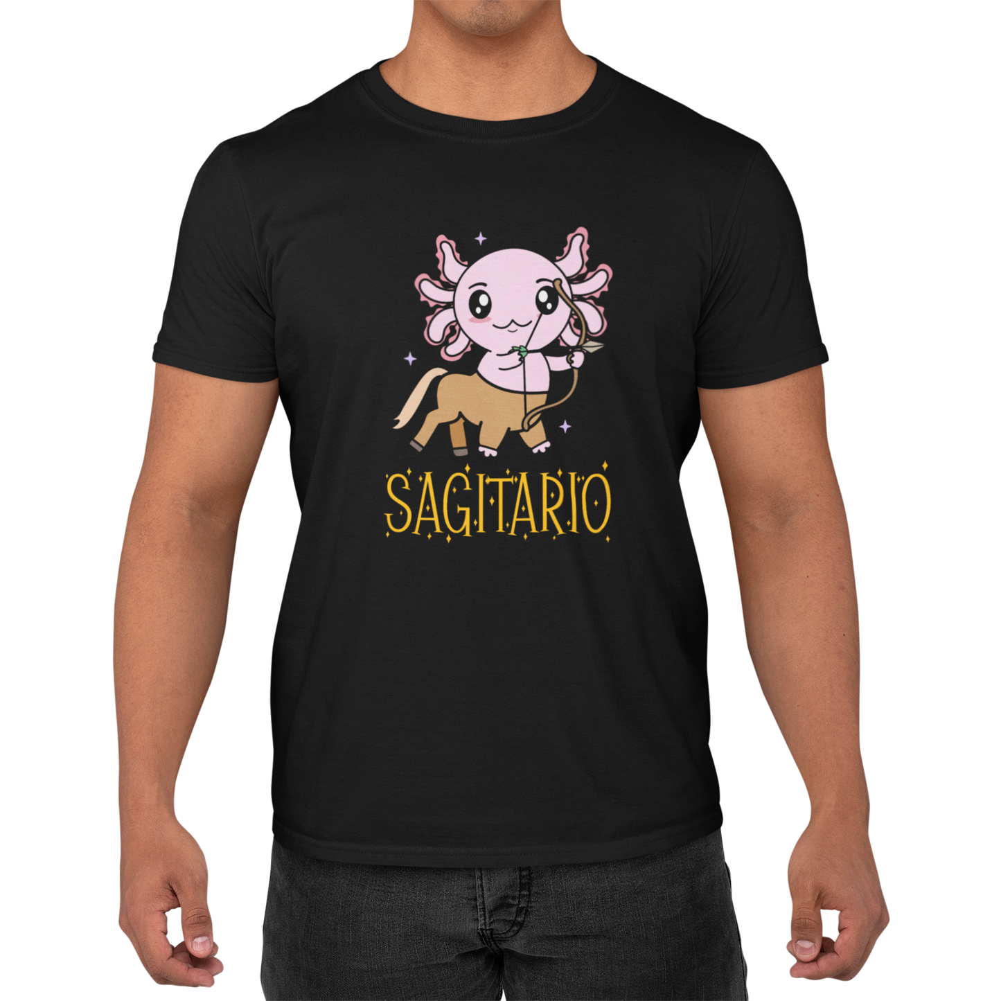 Playera Axolotzin Horoscopos Nombre Sagitario Ajolote Adulto E Infantil