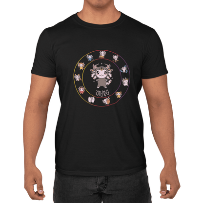 Playera Horoscopos Tauro Axolotzin Ajolote Adulto E Infantil