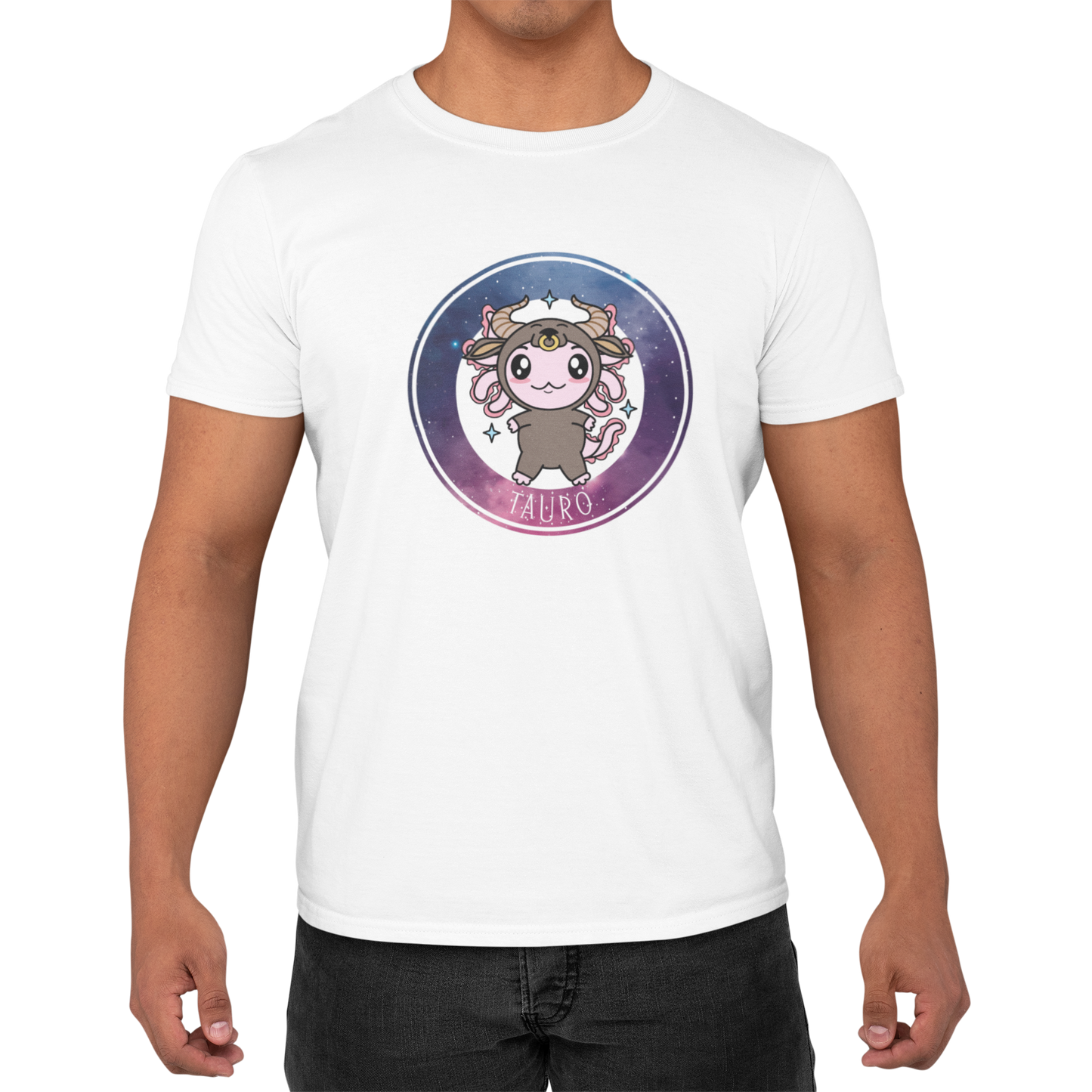 Playera Axolotzin Horoscopos Galaxy Tauro Ajolote Adulto E Infantil