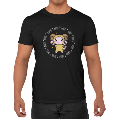 Playera Axolotzin Horoscopos Aro Aries Ajolote Adulto E Infantil