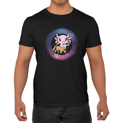 Playera Axolotzin Horoscopos Galaxy Sagitario Ajolote Adulto E Infantil