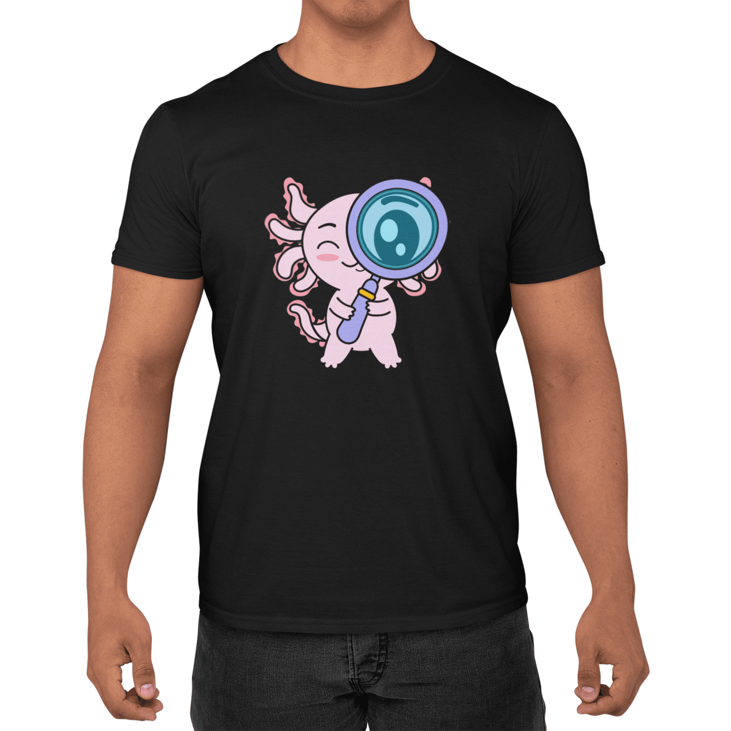 Playera Axolotzin Curioso Ajolote Adulto E Infantil