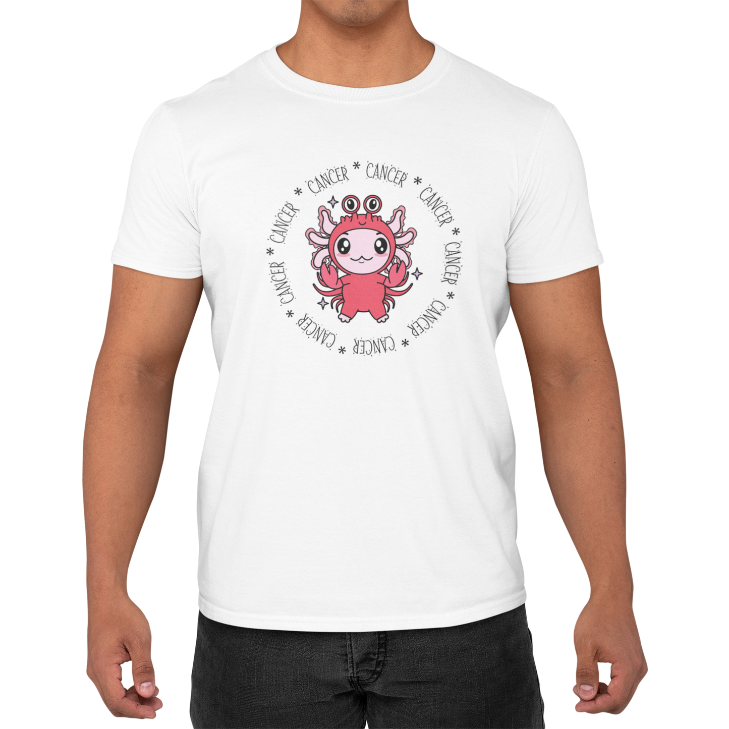 Playera Axolotzin Horoscopos Aro Cancer Ajolote Adulto E Infantil