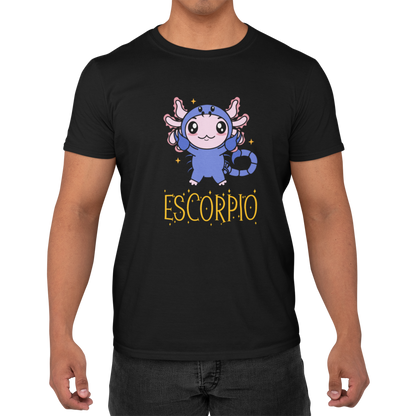 Playera Axolotzin Horoscopos Nombre Escorpio Ajolote Adulto E Infantil
