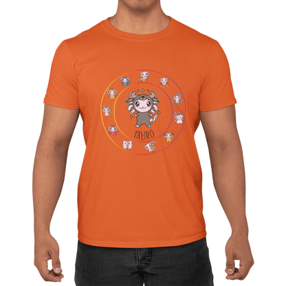 Playera Horoscopos Tauro Axolotzin Ajolote Adulto E Infantil