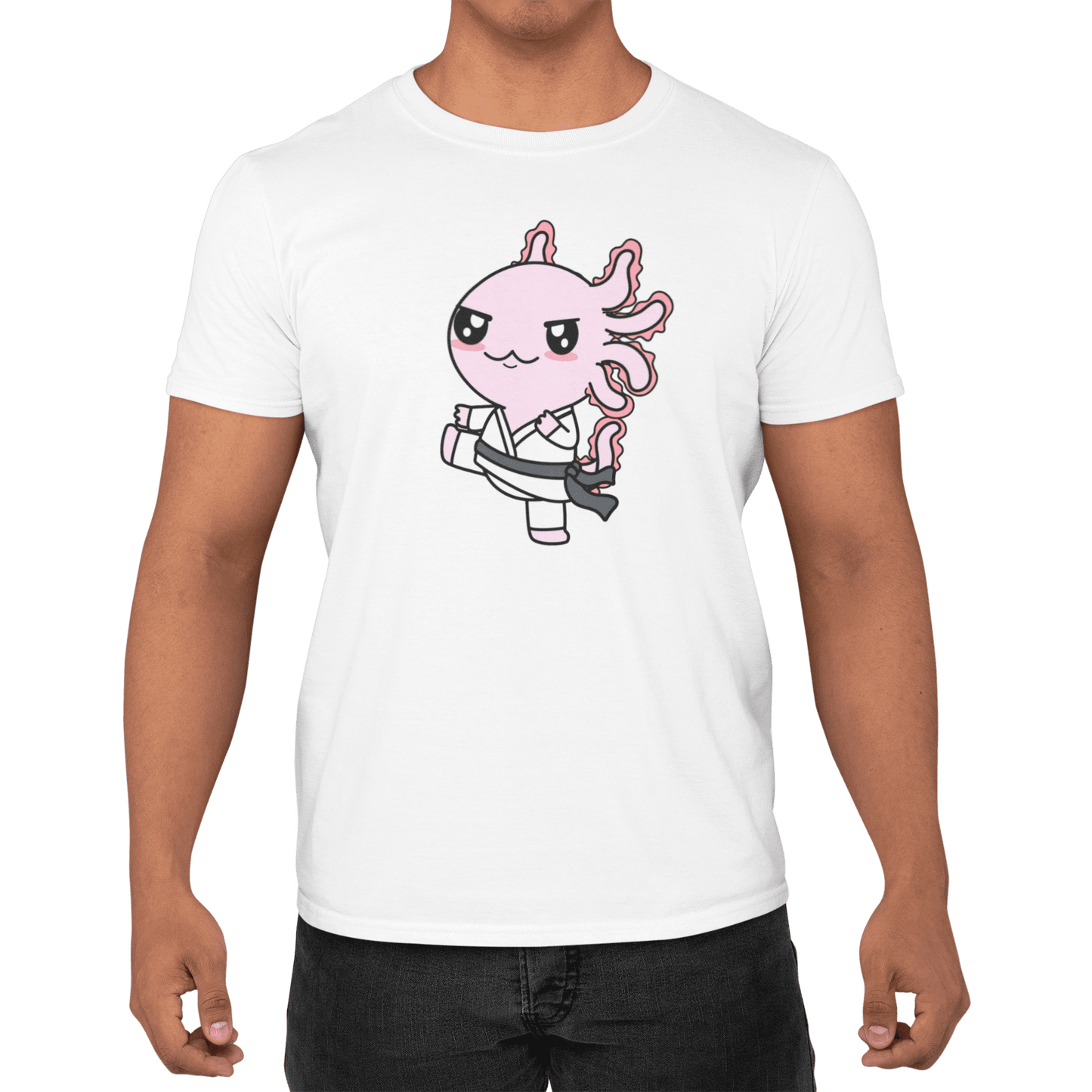 Playera Axolotzin Karateka Ajolote Adulto E Infantil