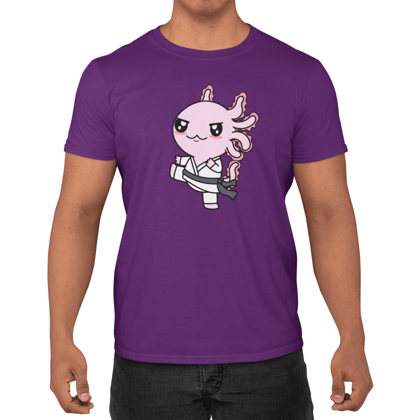 Playera Axolotzin Karateka Ajolote Adulto E Infantil