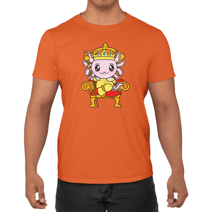 Playera Axolotzin Rey Ajolote Adulto E Infantil