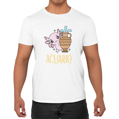 Playera Axolotzin Horoscopos Nombre Acuario Ajolote Adulto E Infantil
