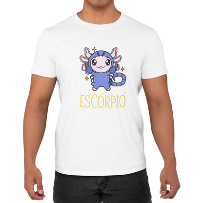Playera Axolotzin Horoscopos Nombre Escorpio Ajolote Adulto E Infantil