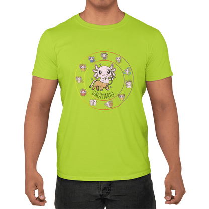 Playera Horoscopos Sagitario Axolotzin Ajolote Adulto E Infantil