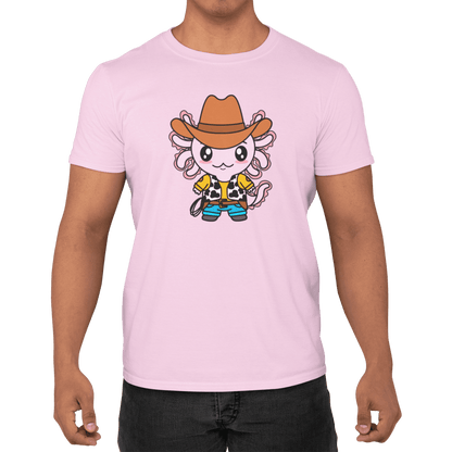 Playera Axolotzin Vaquero Ajolote Adulto E Infantil