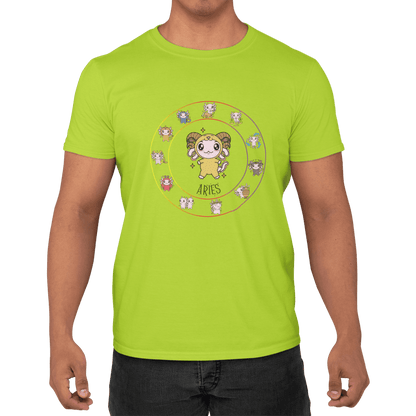 Playera Horoscopos Aries Axolotzin Ajolote Adulto E Infantil