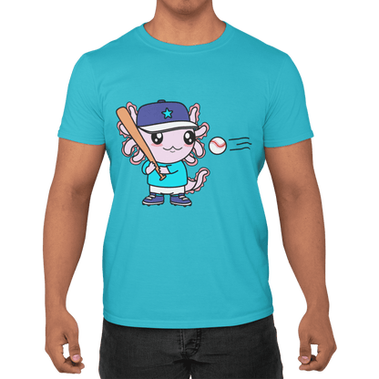 Playera Axolotzin Beisbolista Ajolote Adulto E Infantil