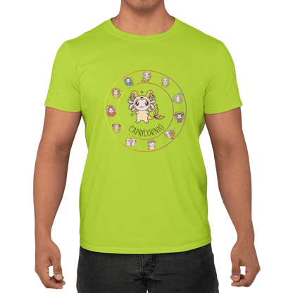 Playera Horoscopos Capricornio Axolotzin Ajolote Adulto E Infantil