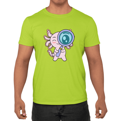 Playera Axolotzin Curioso Ajolote Adulto E Infantil