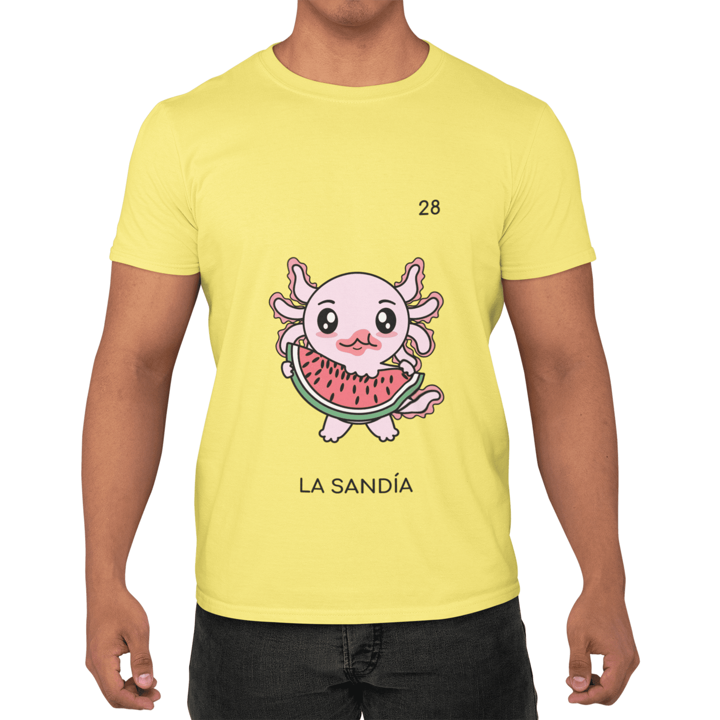 Playera Axoloteria La Sandia Ajolote Adulto E Infantil