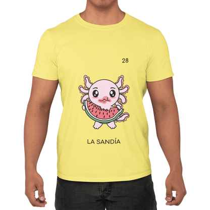 Playera Axoloteria La Sandia Ajolote Adulto E Infantil