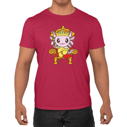 Playera Axolotzin Rey Ajolote Adulto E Infantil