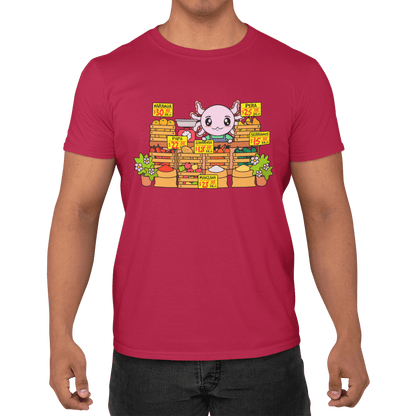 Playera Axolotzin Marchante Ajolote Adulto E Infantil