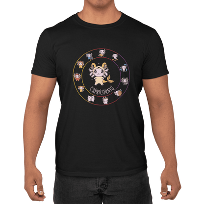 Playera Horoscopos Capricornio Axolotzin Ajolote Adulto E Infantil