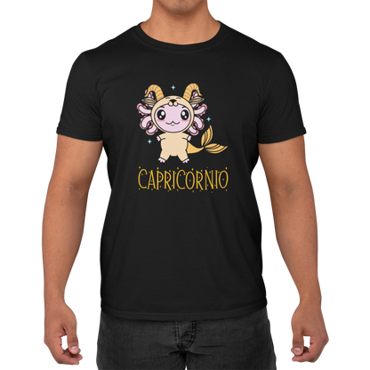 Playera Axolotzin Horoscopos Nombre Capricornio Ajolote Adulto E Infantil