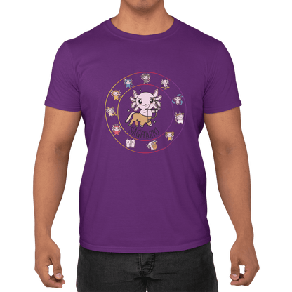 Playera Horoscopos Sagitario Axolotzin Ajolote Adulto E Infantil