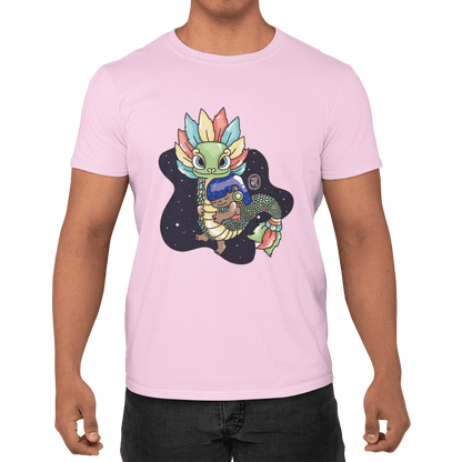 Playera Ajolotito Niña Y Quetzalcoatl Mirari Chan