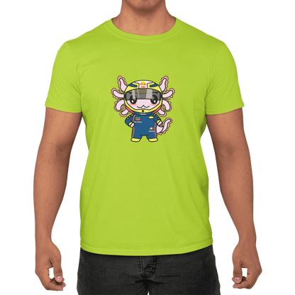 Playera Axolotzin Piloto De Carreras Ajolote Adulto E Infantil