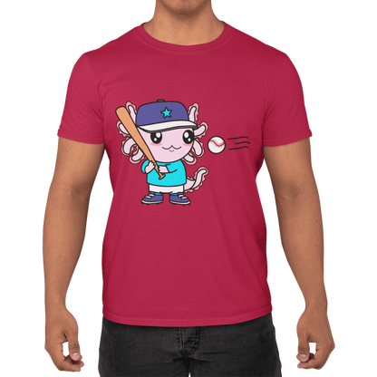 Playera Axolotzin Beisbolista Ajolote Adulto E Infantil