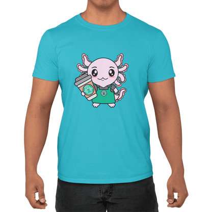 Playera Axolotzin Barista Ajolote Adulto E Infantil