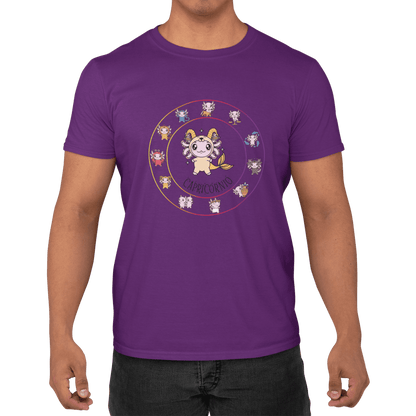 Playera Horoscopos Capricornio Axolotzin Ajolote Adulto E Infantil