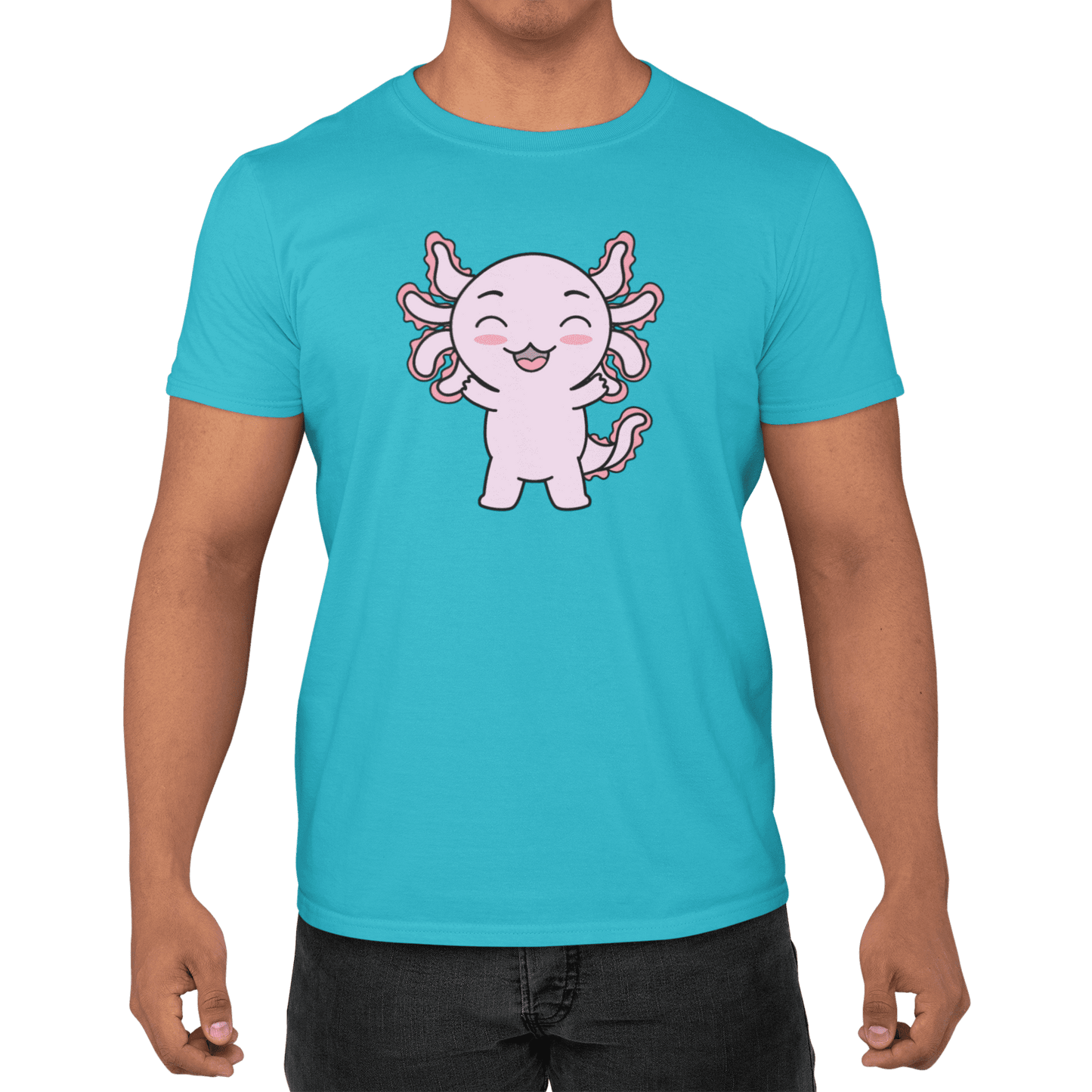 Playera Axolotzin Feliz Ajolote Adulto E Infantil