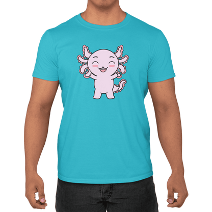 Playera Axolotzin Feliz Ajolote Adulto E Infantil