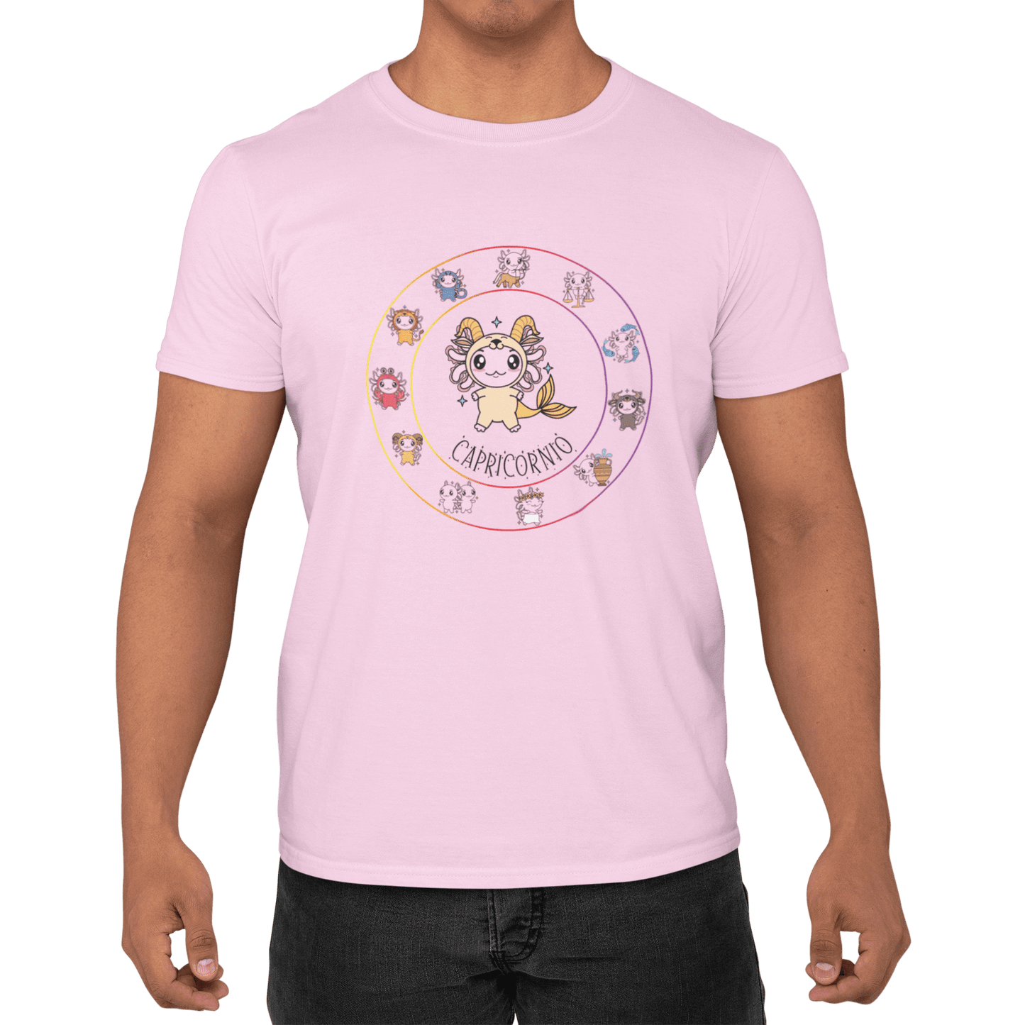 Playera Horoscopos Capricornio Axolotzin Ajolote Adulto E Infantil