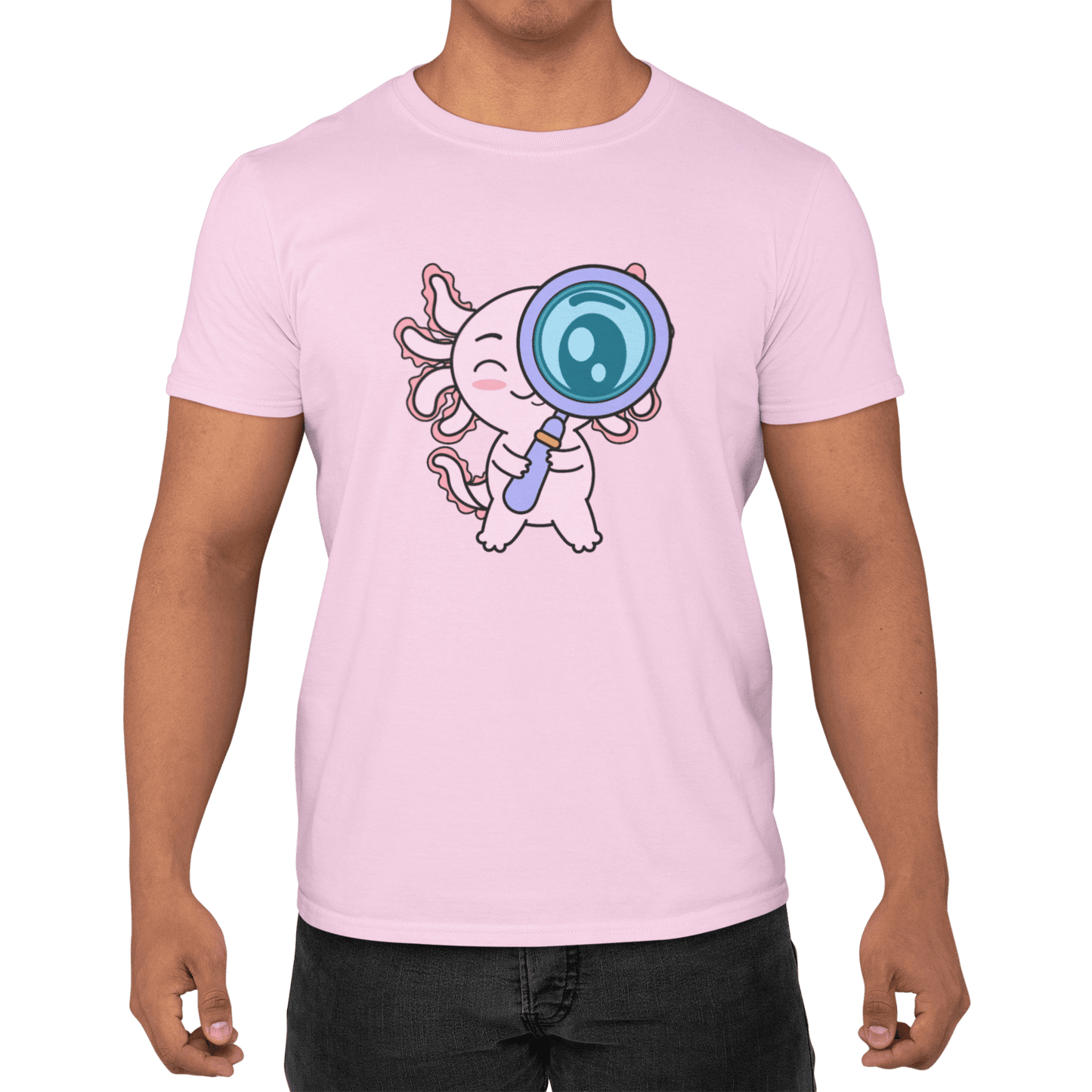 Playera Axolotzin Curioso Ajolote Adulto E Infantil