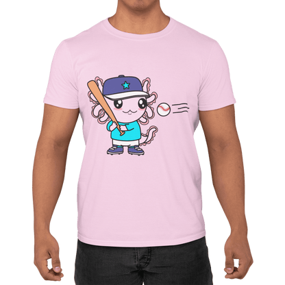 Playera Axolotzin Beisbolista Ajolote Adulto E Infantil