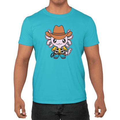Playera Axolotzin Vaquero Ajolote Adulto E Infantil