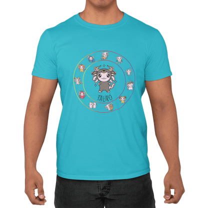Playera Horoscopos Tauro Axolotzin Ajolote Adulto E Infantil