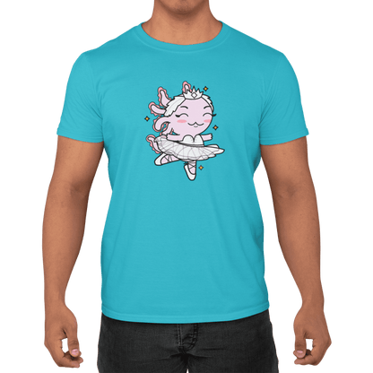 Playera Axolotzin Bailarina De Ballet Ajolote Adulto E Infantil